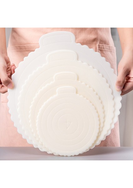 4 Inç-1 Adet Tarzı Yenı Yeniden Kullanılabilir Yuvarlak Mousse Kek Panoları Ev Düğün Doğum Günü Partisi Için Plastik Kek Tabanı Cupcake Tatlı Tepsisi (Yurt Dışından) modelleri