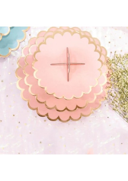 Gümüş Şerit Stili 3 Katmanlı Yuvarlak Doğum Günü Düğün Parti Cupcake Tatlı Kağıt Standı Vitrin (Yurt Dışından) indirimleri