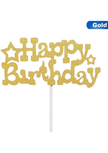 No.2 Tarzı Glitter Mutlu Doğum Günü Pastası Topper Akrilik Mektup Altın Gümüş Kek Üst Bayrak Dekorasyon Çocuk Doğum Günü Partisi Düğün Malzemeleri Için (Yurt Dışından)