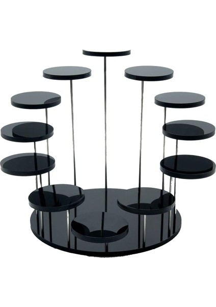 12 Adet Tarzı Akrilik Cupcake Takı Için Ekran Standı Kek Tatlı Raf Parti Düğün Pastası Standı 5mm Bebek Duş Dekorasyon Tutucu (Yurt Dışından) modelleri