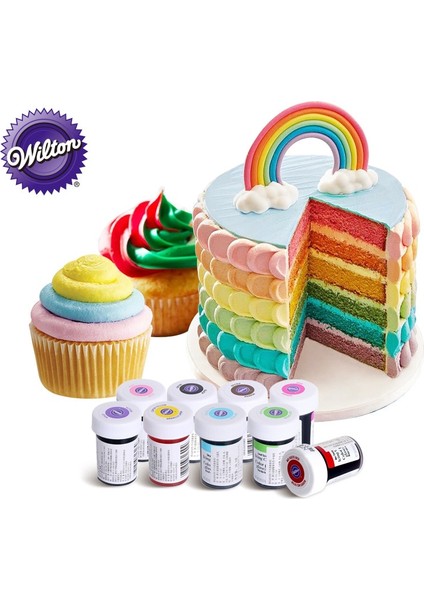 Pembe Tarzı 1 Şişe America Wilton Gıda Boyası Buzlanma Boyaları, Jel Bazlı, Yenilebilir Renk Pigmenti Pasta Pişirmek Için Pasta Pasta Fondan Macaron Kreması (Yurt Dışından) modelleri