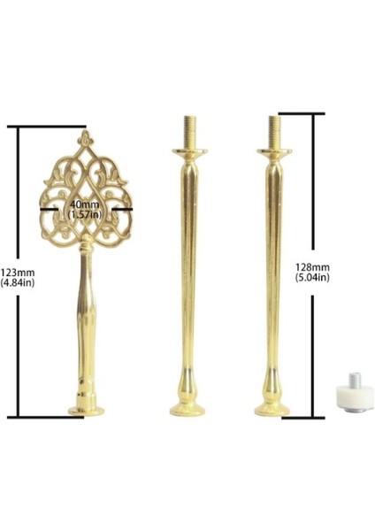 No.13 Tarzı 1 Takım Kek Plaka Standları Multistyle Katmanlı Plaka Kolu Montaj Donanım Çubuk Aracı Kek Plaka Standı Düğün Doğum Günü Pastası Standı (Yurt Dışından)