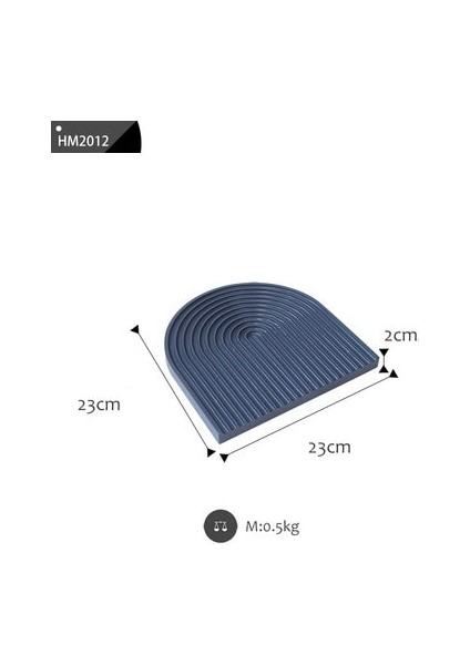 Mavi 23CM Tarzı Sweetgo Kayın Ahşap Doğrama Tepsisi Morandi Renk El Yapımı Tatlı Tabağı Kek Masa Dekorasyon Mutfak Organizatör (Yurt Dışından)