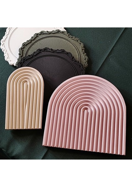 Mavi 23CM Tarzı Sweetgo Kayın Ahşap Doğrama Tepsisi Morandi Renk El Yapımı Tatlı Tabağı Kek Masa Dekorasyon Mutfak Organizatör (Yurt Dışından) fırsatları