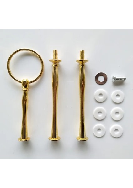 No.9 Tarzı 1 Takım Kek Plaka Standları Multistyle Katmanlı Plaka Kolu Montaj Donanım Çubuk Aracı Kek Plaka Standı Düğün Doğum Günü Pastası Standı (Yurt Dışından)