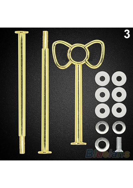 Altın Yelpaze Şekli Stili Sıcak Satışlar!!! Çok Stil 2 Veya 3 Katmanlı Plaka Kolu Uydurma Donanım Çubuk Aracı Kek Plakası Standı (Yurt Dışından) indirimleri