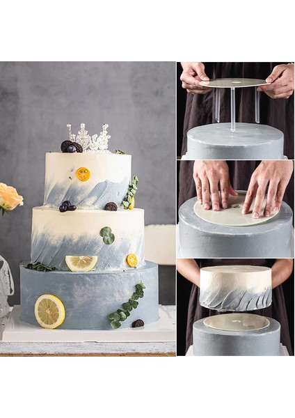 8 Inç Tarzı Inç Çok Katmanlı Kek Standı Asma Conta Destek Çerçevesi Yuvarlak Tatlı Destek Ara Parçası Kazık Braketi Pişirme Araçları (Yurt Dışından) fiyatları