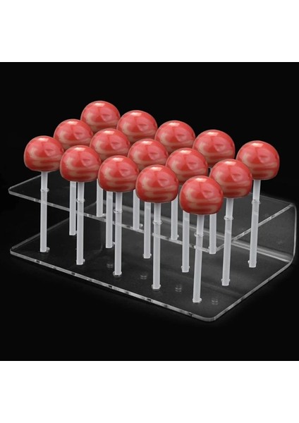 Stili Temizle 15 Delik Şeffaf Şekerlik Kek Lolipop Tutucu Ekran Standı Düğün Parti Doğum Günü Tatlısı Standı Cadılar Bayramı Şeker Kağıt Kartları (Yurt Dışından) fırsatları