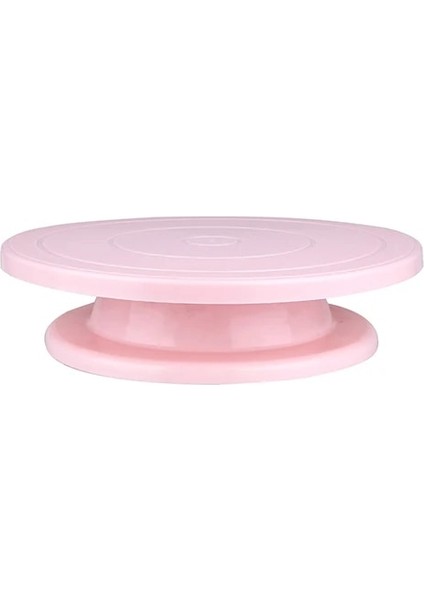 Pembe Tarzı Beeman Dıy Kek Pikap Pişirme Silikon Kalıp Kek Tabağı Dönen Yuvarlak Kek Dekorasyon Araçları Döner Masa Pasta Kek Standı (Yurt Dışından)