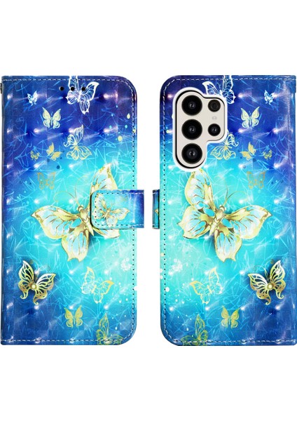 Samsung Galaxy S24 Ultra Cüzdan Kılıfı Flip Koruyucu Telefon Kapağı (Yurt Dışından)
