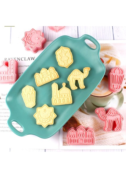 B Tarzı Et Dinozor Şekli Çerez Kesiciler Plastik 3D Karikatür Basılabilir Bisküvi Kalıbı Çerez Damgası Mutfak Pişirme Pasta Bakeware (Yurt Dışından)
