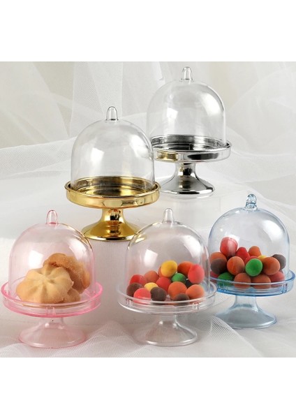 Açık Gri Tarzı Lot Mini Plastik Cupcake Standı Ikindi Çayı Pasta Dekorasyon Takı Ekran Standı Şeker Kutusu (Yurt Dışından) fiyatları