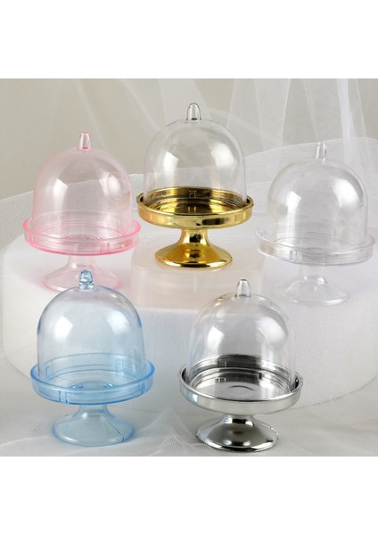 Açık Gri Tarzı Lot Mini Plastik Cupcake Standı Ikindi Çayı Pasta Dekorasyon Takı Ekran Standı Şeker Kutusu (Yurt Dışından) modelleri