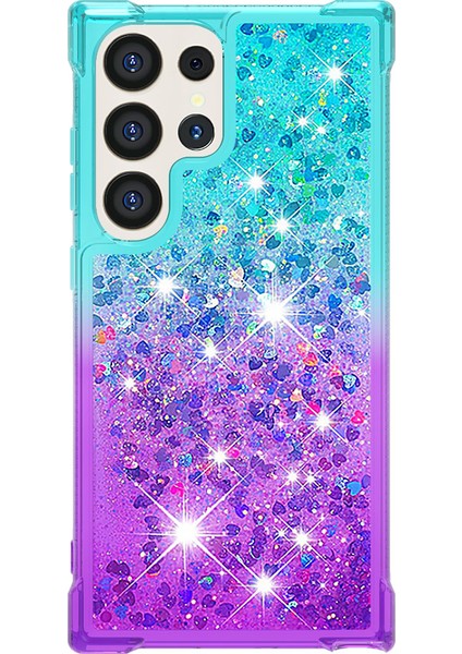 Samsung Galaxy S24 Ultra Glitter Sıvı Gradyan Tpu Kapak (Yurt Dışından) modelleri