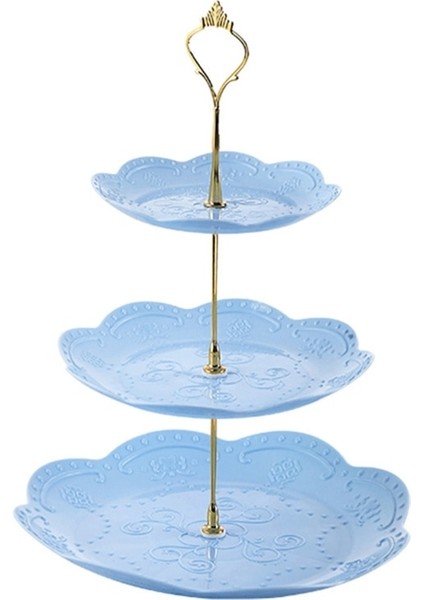 No.1 Tarzı Ayrılabilir Kek Standı Avrupa Tarzı 3 Katmanlı Pasta Cupcake Meyve Tabağı Hizmet Tatlı Tutucu Düğün Parti Ev Dekorasyonu (Yurt Dışından)