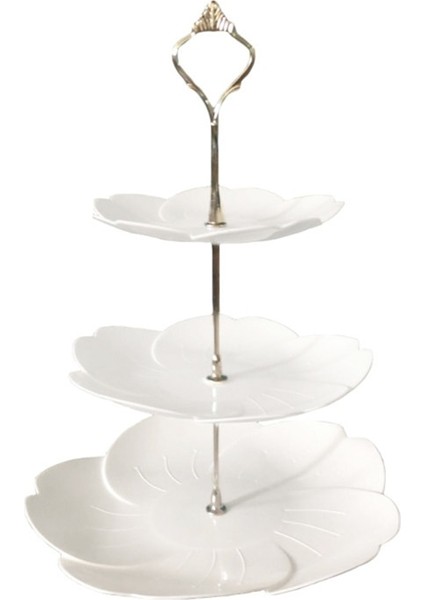 No.1 Tarzı Ayrılabilir Kek Standı Avrupa Tarzı 3 Katmanlı Pasta Cupcake Meyve Tabağı Hizmet Tatlı Tutucu Düğün Parti Ev Dekorasyonu (Yurt Dışından) fiyatları