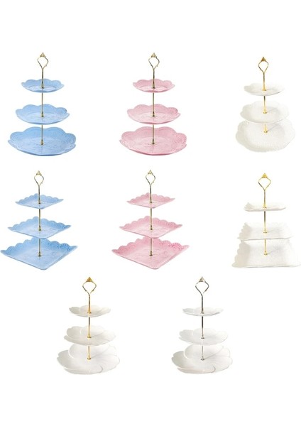 No.1 Tarzı Ayrılabilir Kek Standı Avrupa Tarzı 3 Katmanlı Pasta Cupcake Meyve Tabağı Hizmet Tatlı Tutucu Düğün Parti Ev Dekorasyonu (Yurt Dışından) fırsatları