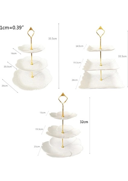 No.1 Tarzı Ayrılabilir Kek Standı Avrupa Tarzı 3 Katmanlı Pasta Cupcake Meyve Tabağı Hizmet Tatlı Tutucu Düğün Parti Ev Dekorasyonu (Yurt Dışından) indirimleri