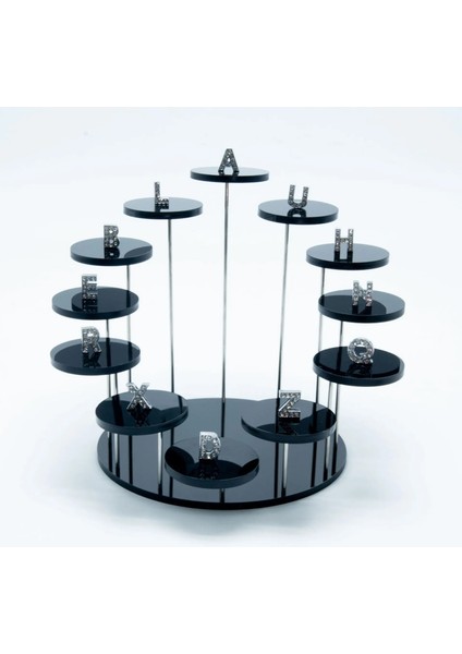 Koyu Haki Stili Yuvarlak Cupcake Standı Akrilik Takı Için Standı Kek Tatlı Raf Parti Düğün Pastası Standı Bebek Duş Dekorasyon Tutucu (Yurt Dışından) indirimleri