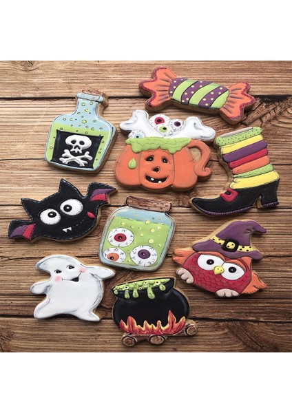 Kenıao Cadılar Bayramı Hayalet Kurabiye Kesici x 9.2 cm Bisküvi Fondan Ekmek Sandviç Kalıbı - Paslanmaz Çelik - Janka Tarafından (Yurt Dışından) modelleri