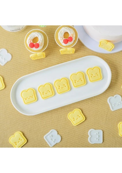 D Stili Kesici Stili Yok Kurabiye Kalıbı Sevimli Mini Tost Kurabiye Bisküvi Damga Basın Kalıp Çerez Kesici Sugarcraft Fondan Kek Dekorasyon Araçları (Yurt Dışından) modelleri