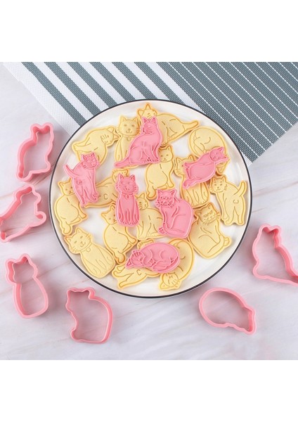 6 Adet Köpek Stili D Kedi Köpek Bakeware Çerez Kesiciler Bisküvi Kalıp Diy Basın Pişirme Pulları Doğum Günü Partisi Için Mutfak Aracı (Yurt Dışından) indirimleri