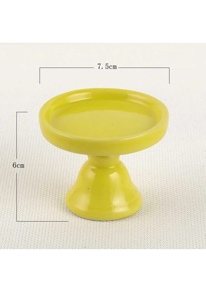 Sarı Stil Mini Kek Standı Cupcake Raf Düğün Ikindi Çayı Takı Ekran Standı Için (Yurt Dışından)