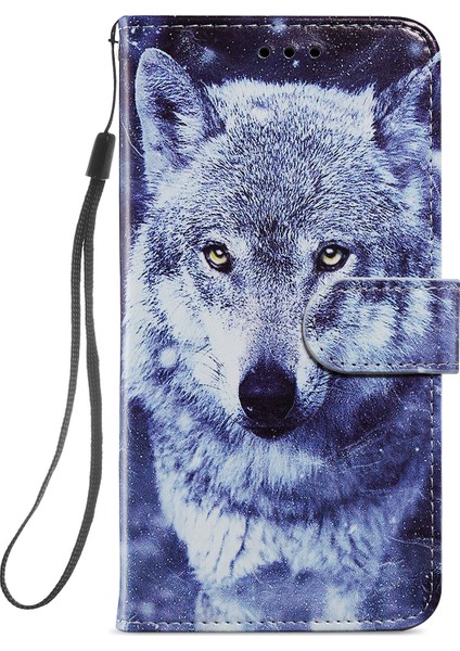 Samsung Galaxy S24 Ultra Pu Deri Flip Telefon Kapağı (Yurt Dışından)