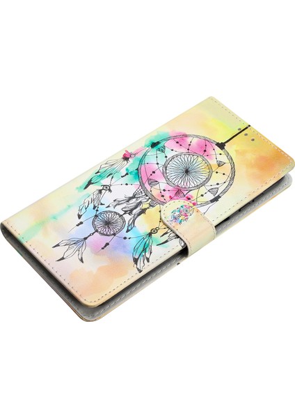 Samsung Galaxy S24 Ultra Pu Deri Flip Telefon Kapağı (Yurt Dışından)