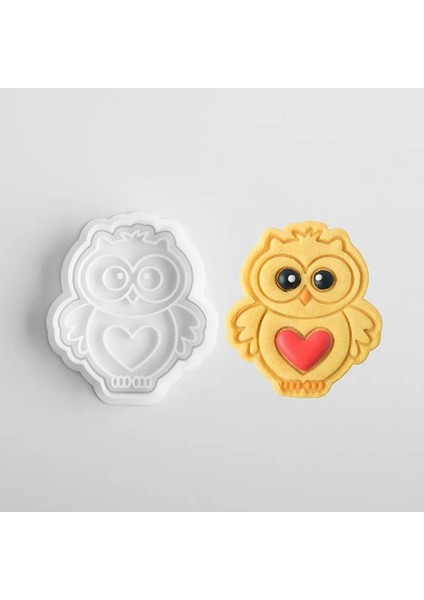 E0810 Stili 3D Karikatür Hayvan Bisküvi Çerez Basın Kesiciler Fondan Kek Kalıbı Kurabiye Damgası Kalıp Sugarcraft Kek Dekorasyon Araçları Pişirme (Yurt Dışından)