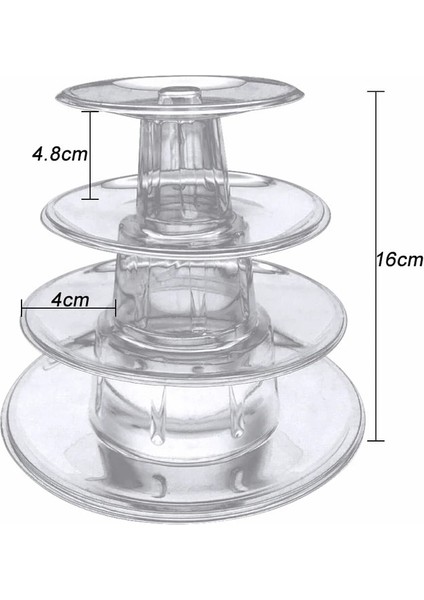 4 Katlı A Stili Multitiers Macaron Ekran Standı Kek Standı Cupcake Kulesi Raf Düğün Doğum Günü Partisi Için Pvc Tepsi Rafı Pasta Dekorasyon Araçları (Yurt Dışından)