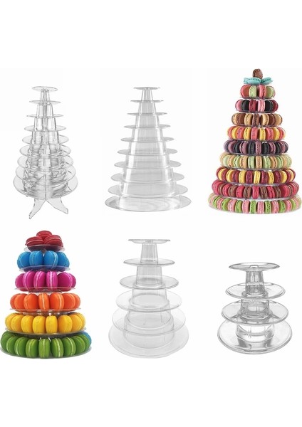 4 Katlı A Stili Multitiers Macaron Ekran Standı Kek Standı Cupcake Kulesi Raf Düğün Doğum Günü Partisi Için Pvc Tepsi Rafı Pasta Dekorasyon Araçları (Yurt Dışından)
