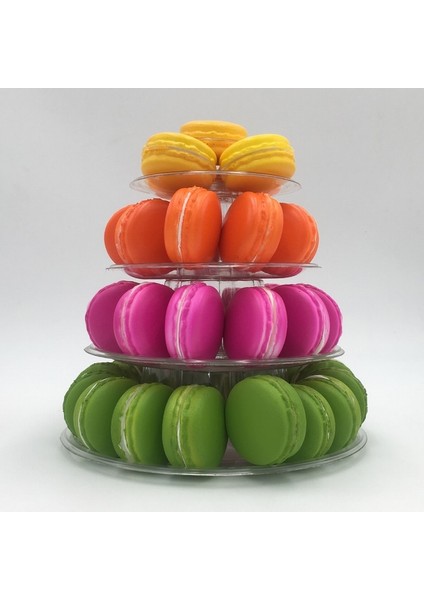 4 Katlı A Stili Multitiers Macaron Ekran Standı Kek Standı Cupcake Kulesi Raf Düğün Doğum Günü Partisi Için Pvc Tepsi Rafı Pasta Dekorasyon Araçları (Yurt Dışından)