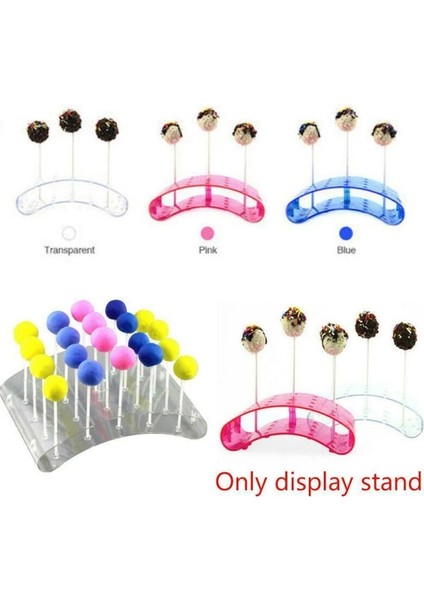 Şeffaf Stil Delikler Kek Pop Lolipop Standları Kek Şeker Ekran Standı Tutucu Lolipop Destek Ekranı Dıy Kek Çocuklar Için Mutfak Aletleri (Yurt Dışından) fırsatları