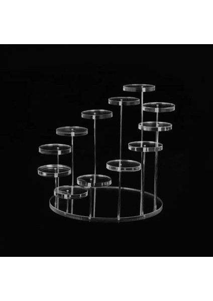 Menekşe Tarzı 8 Inç Ev Partisi Ekran Standı Düğün Dekorasyon Ferforje Doğum Günü Tepsisi Tatlı Ikindi Çayı Kek Standı Pişirme Araçları (Yurt Dışından)