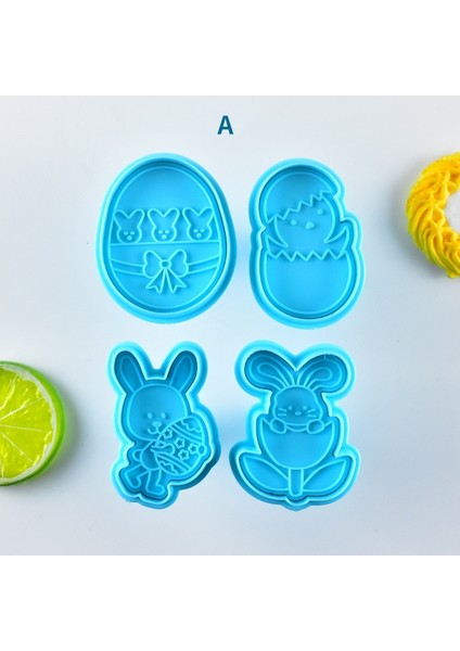 Stil Bir Stil Çiçek Pul Bisküvi Kalıp 3D Çerez Piston Kesici Damga Pasta Dekorasyon Dıy Gıda Fondan Pişirme Kalıp Aracı Ayçiçeği Sakura (Yurt Dışından)