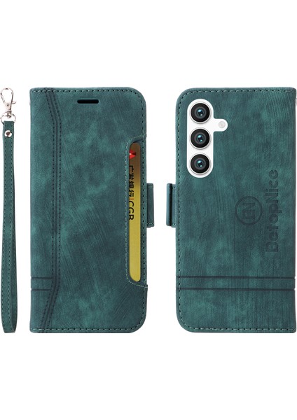 Samsung Galaxy S24 Ultra Pu Deri Stand Cüzdan Telefon Kapağı (Yurt Dışından)