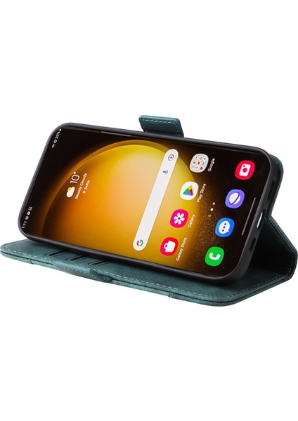 Samsung Galaxy S24 Ultra Pu Deri Stand Cüzdan Telefon Kapağı (Yurt Dışından)