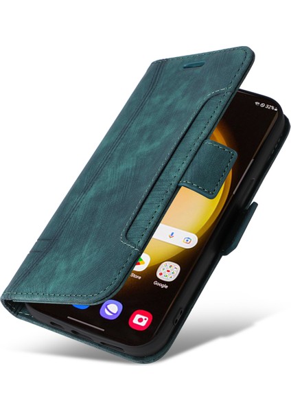 Samsung Galaxy S24 Ultra Pu Deri Stand Cüzdan Telefon Kapağı (Yurt Dışından)
