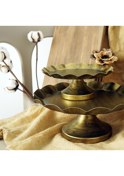 17CM Tarzı Sweetgo Siyah Altın Kek Standı Metal Kek Tepsisi Eski Siyah Altın Araçları Kek Için Parfüm Tepsisi Şeker Çubuğu Aksesuarı Ev Dekorasyon (Yurt Dışından) indirimleri