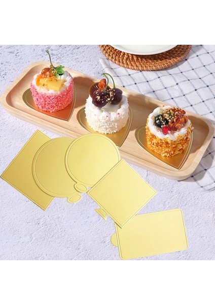 Altın-Kalp Stili Meibum Kek Karton ve Altın Karton Gümüş Mousse Mat Hamur Işleri Tatlı Tepsi Kek Tabanı Dekoratif Araçlar Teşhirler (Yurt Dışından)