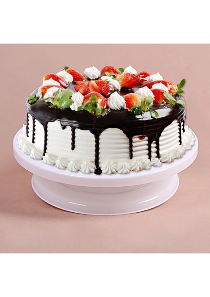 No.4 Tarzı Ake Plaka Döner Döner Kaymaz Kek Standı Kek Dekorasyon Döner Masa Kek Spatula Dıy Pişirme Mutfak Aracı (Yurt Dışından) fiyatları