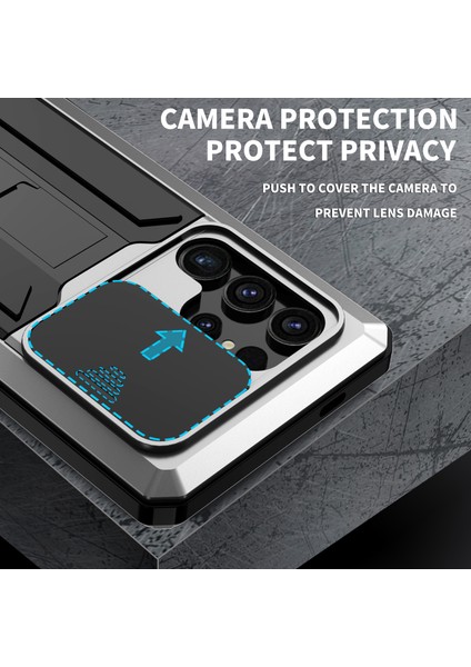 Samsung Galaxy S24 Ultra Pc+Silikon+Metal Arka Kapak (Yurt Dışından) fırsatları