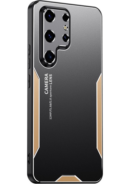 Samsung Galaxy S24 Ultra Çizilmeye Dayanıklı Alüminyum Alaşımlı+Tpu+Pc Telefon Kılıfı (Yurt Dışından)