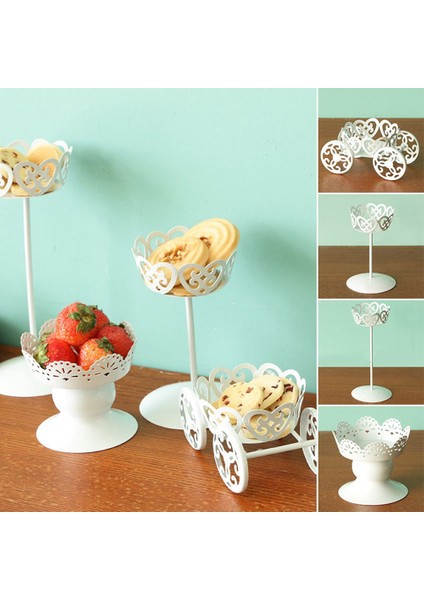 Ordu Yeşili Tarzı Beyaz Renk Metal Düğün Cupcake Standı Kek Tatlı Demir Tutucu Ekran Parti Dekoru Ghmy (Yurt Dışından) fiyatları