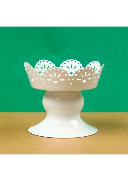 Ordu Yeşili Tarzı Beyaz Renk Metal Düğün Cupcake Standı Kek Tatlı Demir Tutucu Ekran Parti Dekoru Ghmy (Yurt Dışından) fırsatları