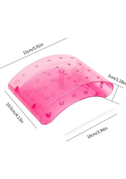 Pembe Tarzı 14X10.5X3CM Yeni Kek Pop Lolipop Standları 20 Delik U Şekilli Tutucu Dıy Bakeware Ekran Standı Lolipop Depolama Vitrin Gıda Depolama (Yurt Dışından)