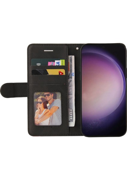 Samsung Galaxy S24 Ultra Ekleme Pu Deri Telefon Kapağı Cüzdan Telefon Kılıfı (Yurt Dışından)