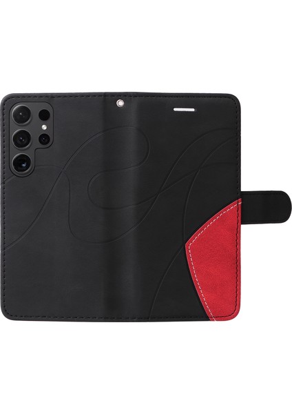 Samsung Galaxy S24 Ultra Ekleme Pu Deri Telefon Kapağı Cüzdan Telefon Kılıfı (Yurt Dışından)