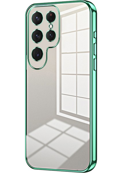 Samsung Galaxy S24 Ultra Tpu Telefon Kılıfı Elektrküze Çerçeve Koruyucu Kapak (Yurt Dışından)